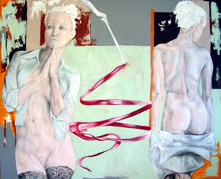 Print of Surrealism People Paintings by Sylvain Chamberlain