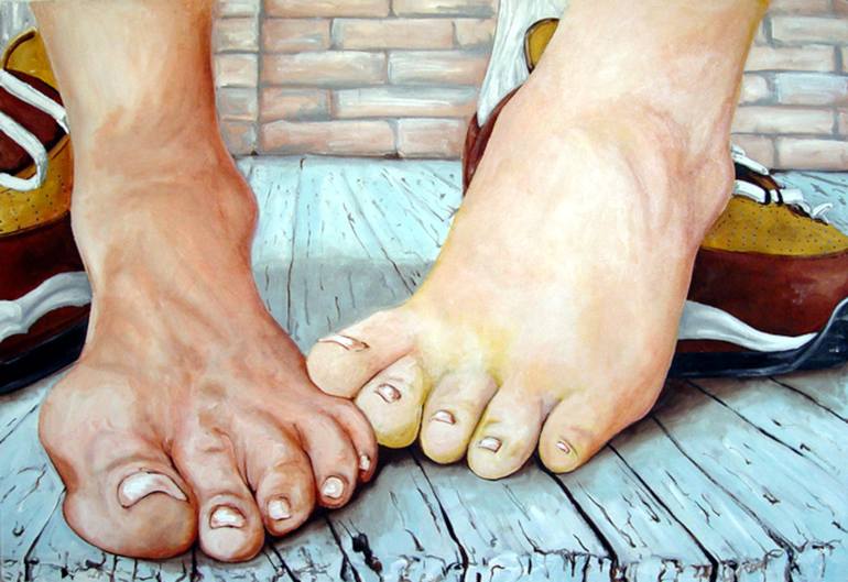 Print of Fine Art People Paintings by Sylvain Chamberlain
