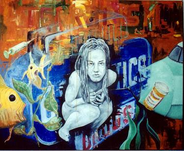 Original Expressionism Politics Paintings by Sylvain Chamberlain