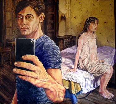 Original Figurative Popular culture Paintings by Sylvain Chamberlain