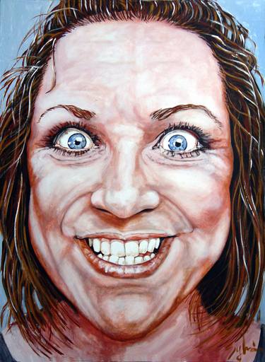 Original Expressionism Portrait Paintings by Sylvain Chamberlain