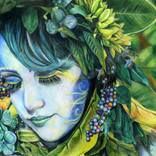 Lady in Blue by Carrie Alderfer