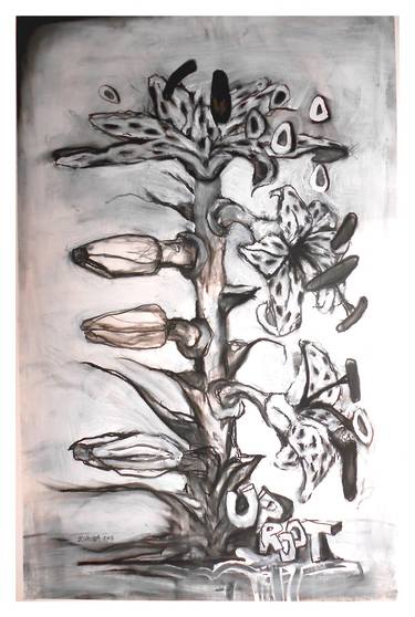 Print of Expressionism Botanic Drawings by brenda barnum