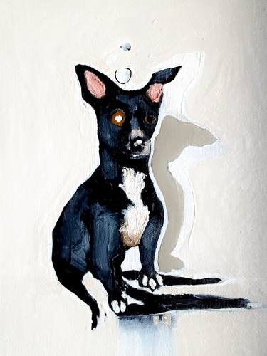 Print of Dogs Paintings by brenda barnum