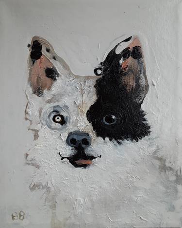 Print of Figurative Dogs Paintings by brenda barnum