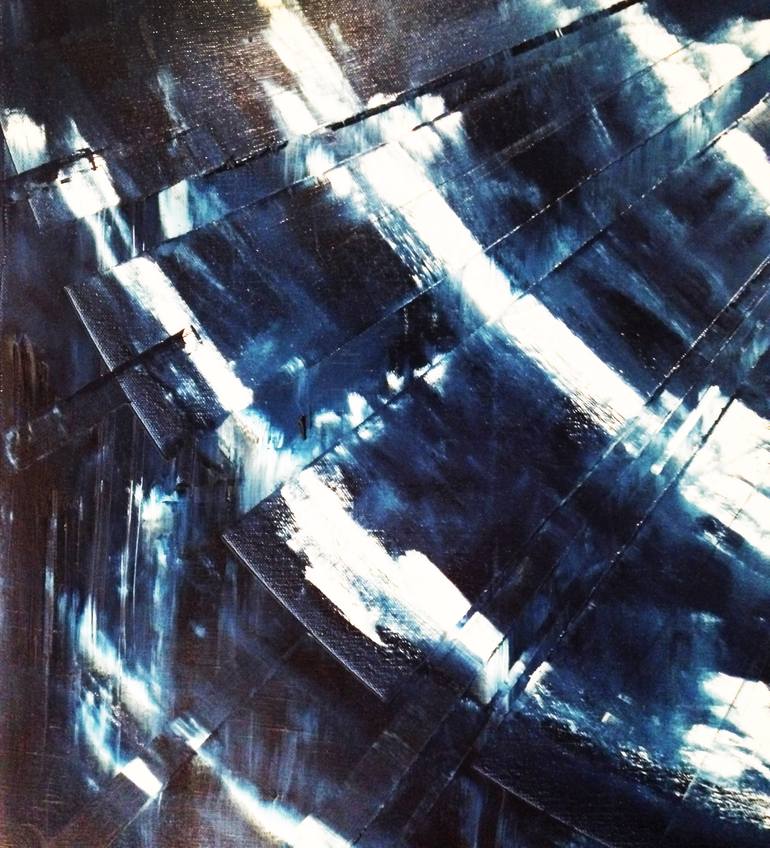 Original Abstract Water Painting by Luca Bestetti