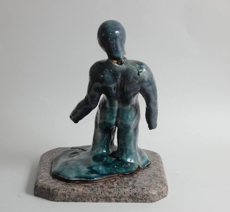 Original Figurative Sport Sculpture by David R Aguirre