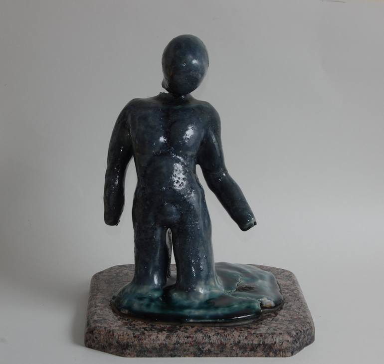 Original Figurative Sport Sculpture by David R Aguirre
