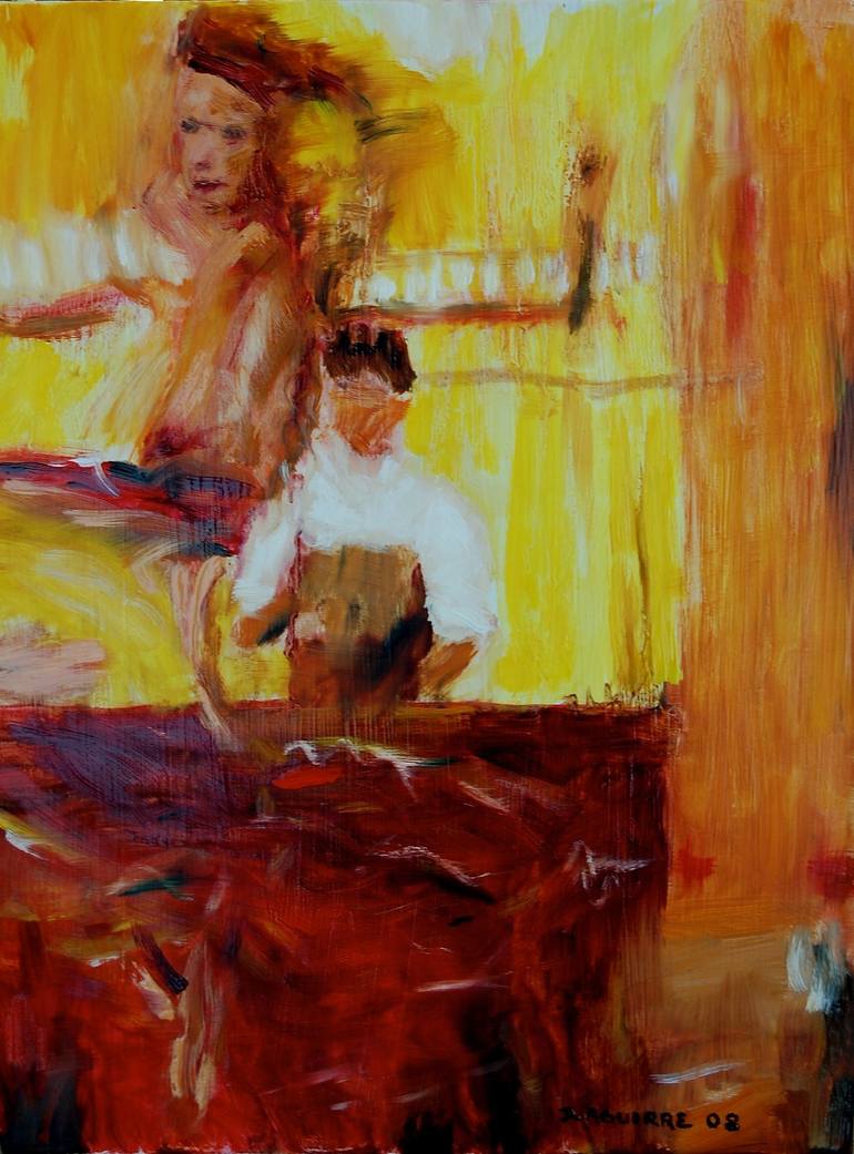 Original Figurative Performing Arts Painting by David R Aguirre