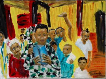 Print of Figurative Kids Paintings by David R Aguirre