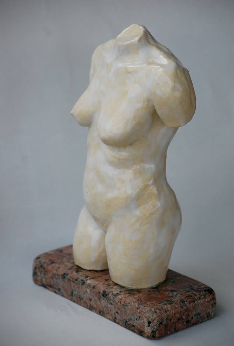 Original Figurative Nude Sculpture by David R Aguirre