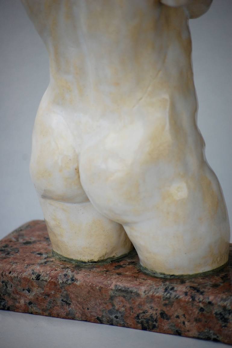 Original Figurative Nude Sculpture by David R Aguirre