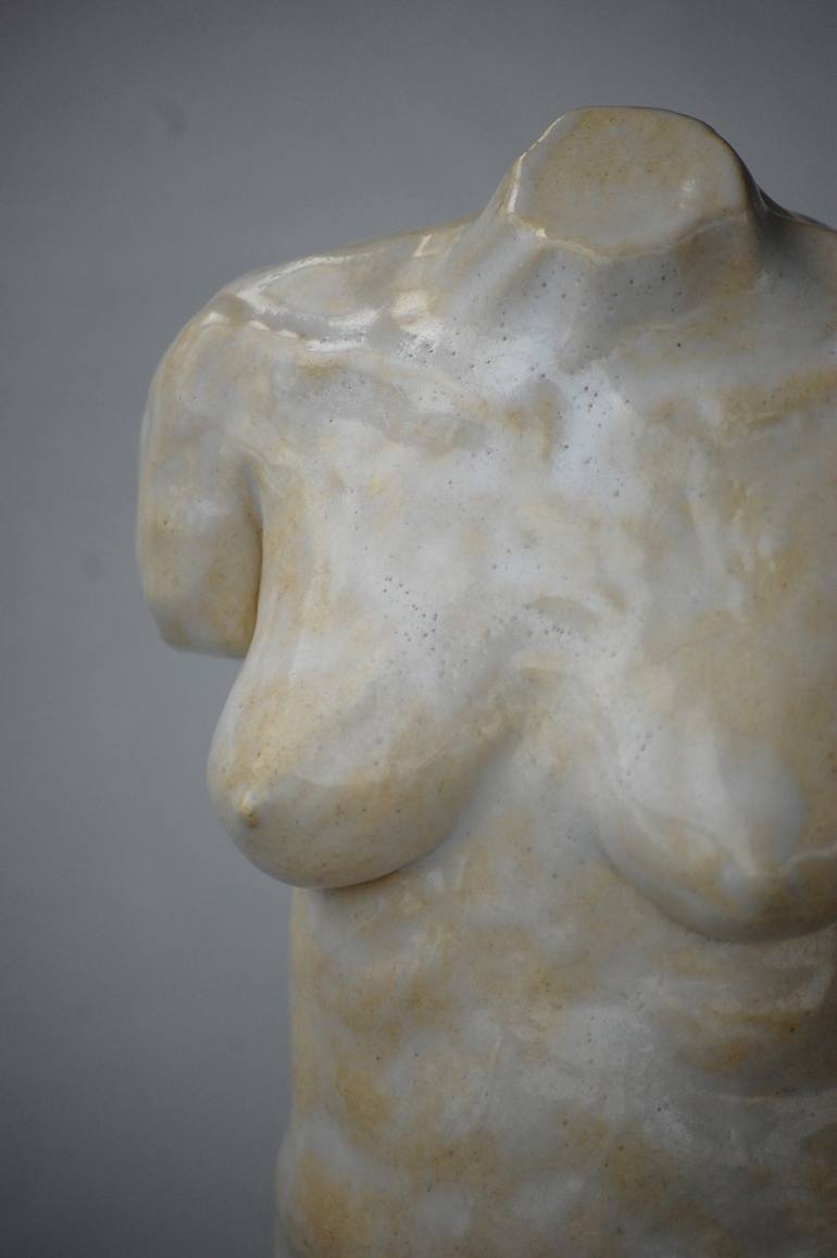 Original Figurative Nude Sculpture by David R Aguirre