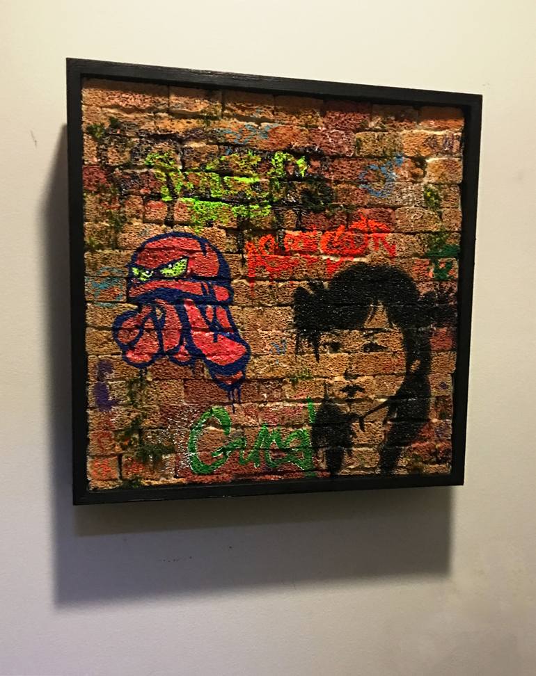 Original Fine Art Graffiti Painting by B Watson