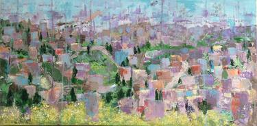 Original Impressionism Cities Paintings by Dalia Ali