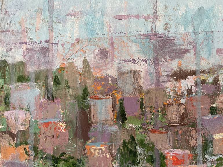 Original Impressionism Cities Painting by Dalia Ali