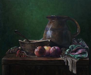 Print of Realism Still Life Paintings by Sergey Levin