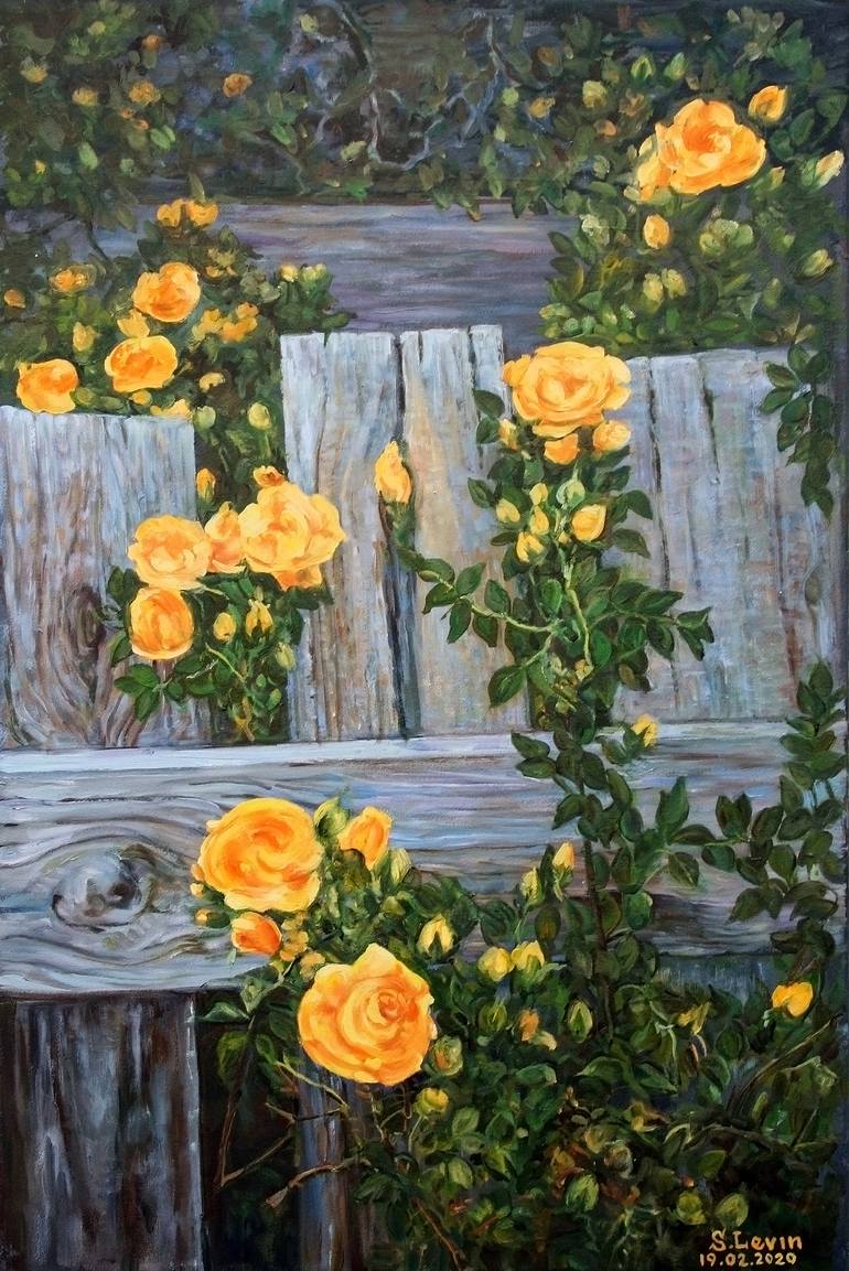Print of Realism Garden Paintings by Sergey Levin