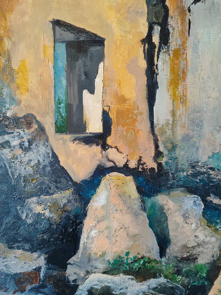 Original Realism Architecture Painting by Martin Lengechev