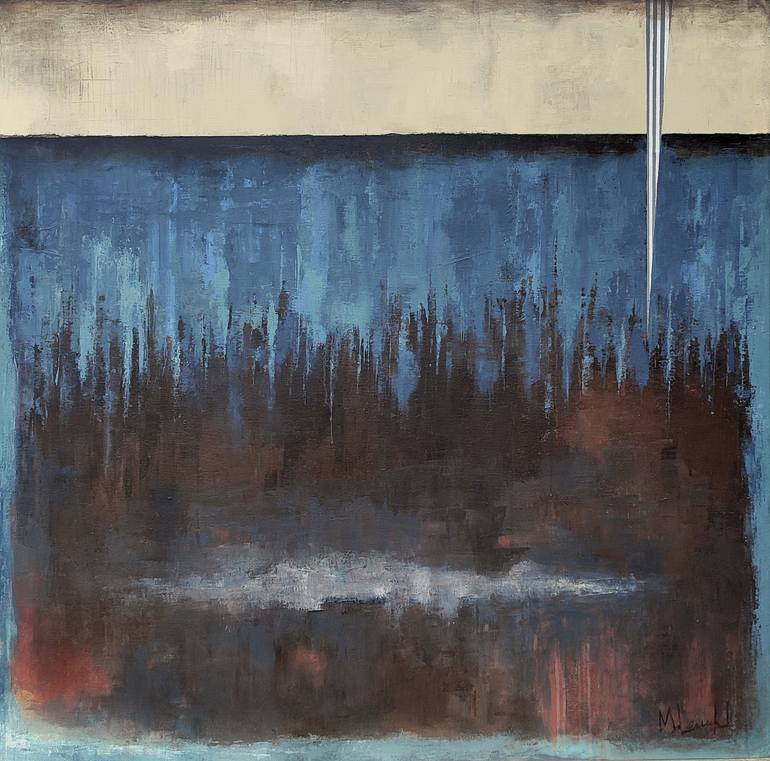 Original Minimalism Abstract Painting by Martin Lengechev