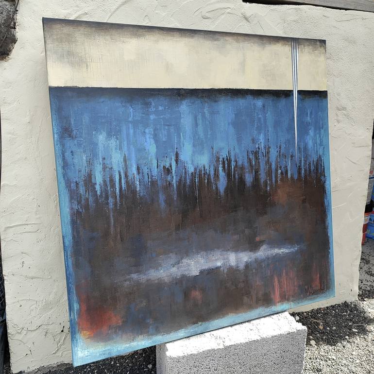 Original Minimalism Abstract Painting by Martin Lengechev