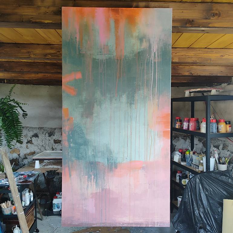 Original Minimalism Abstract Painting by Martin Lengechev