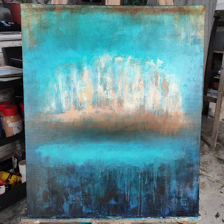 Original Minimalism Abstract Painting by Martin Lengechev