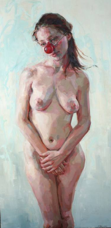 Original Nude Painting by Jennifer Balkan