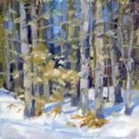 Winter Light - Beech Trees by Neil Rizos