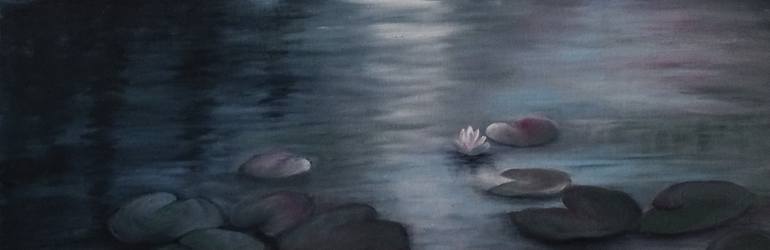 Original Expressionism Nature Painting by Jane Attard
