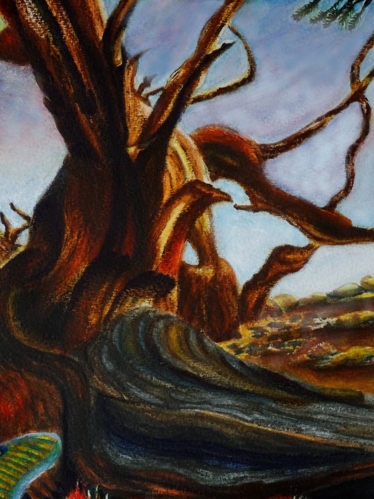Original Conceptual Nature Painting by Jane Attard