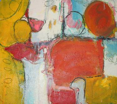 Original Abstract Expressionism Language Paintings by Martin Sloan