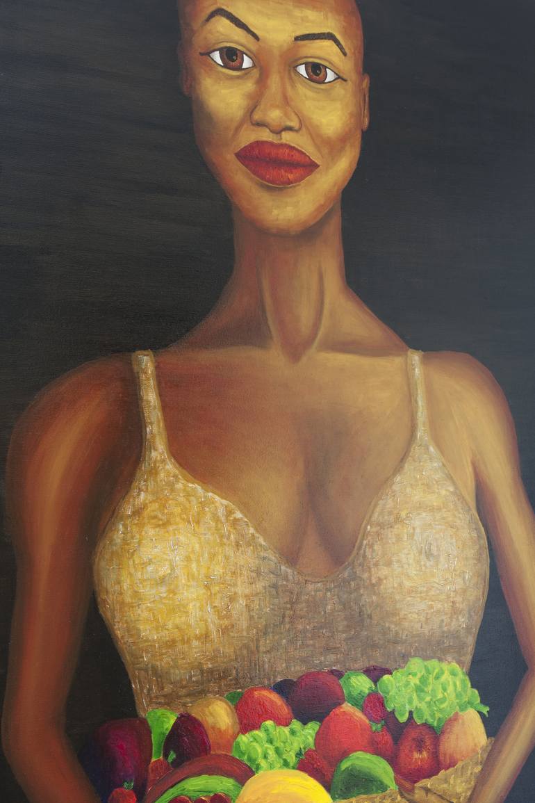 Original Figurative Women Painting by Piotr Stasiuk