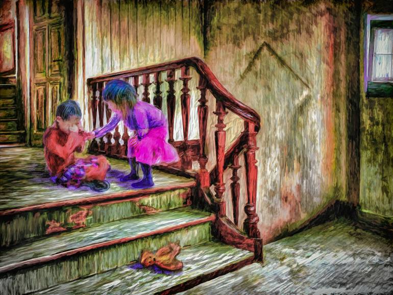 A Friend in Need Painting by Wib Dawson Saatchi Art