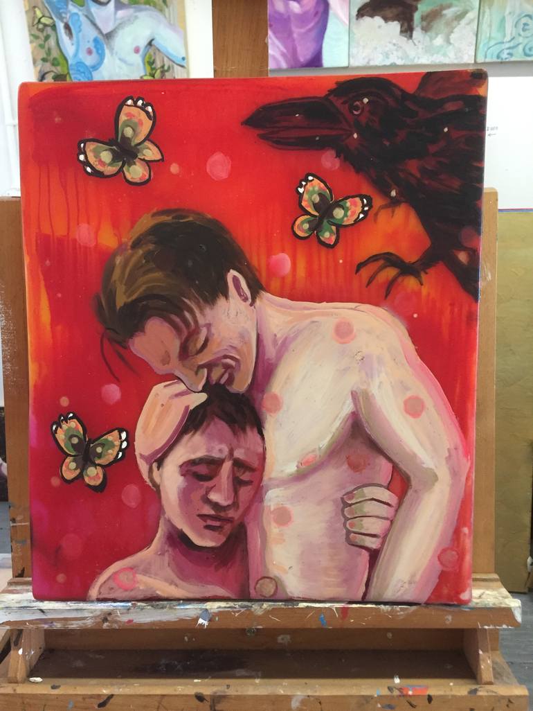 Original Love Painting by Matt Pipes