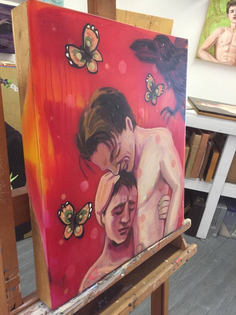 Original Love Painting by Matt Pipes