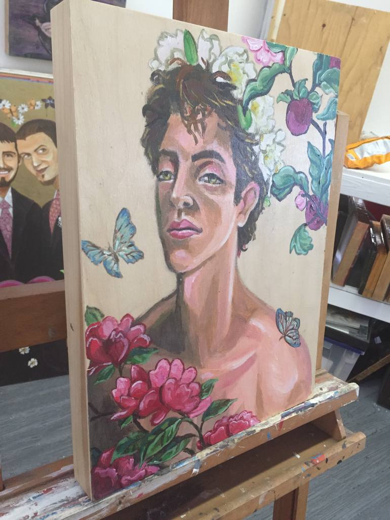 Original Figurative People Painting by Matt Pipes