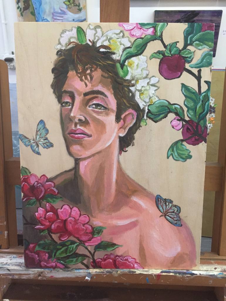 Original Figurative People Painting by Matt Pipes