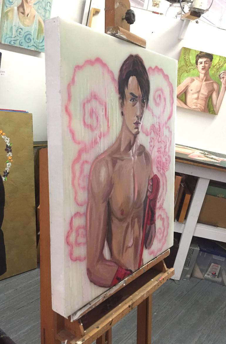 Original Figurative Men Painting by Matt Pipes