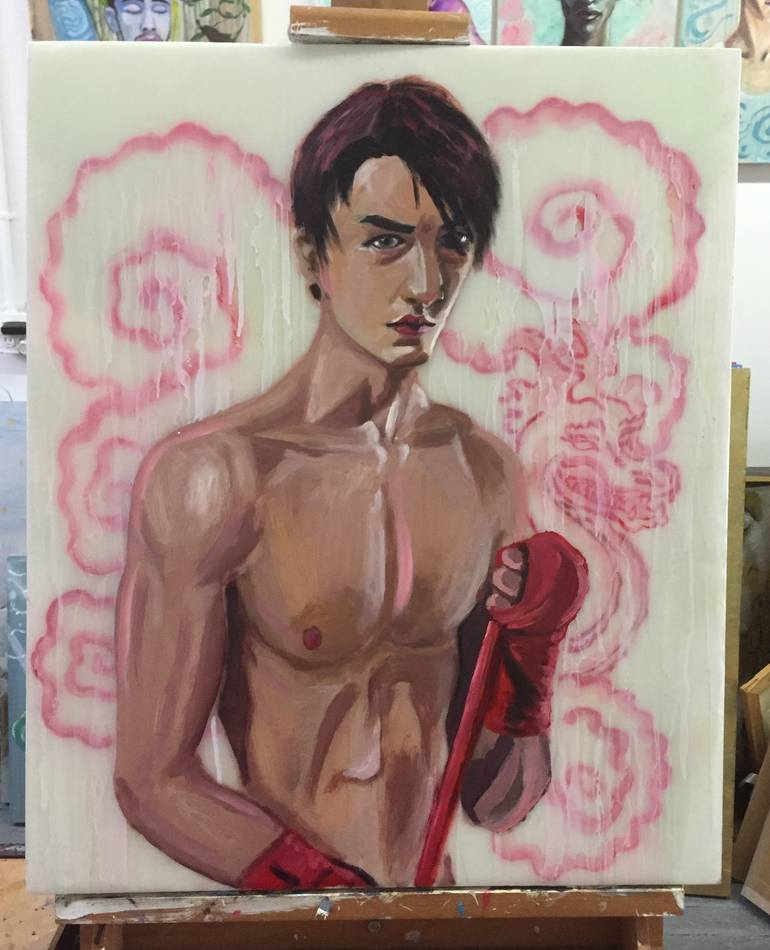 Original Figurative Men Painting by Matt Pipes