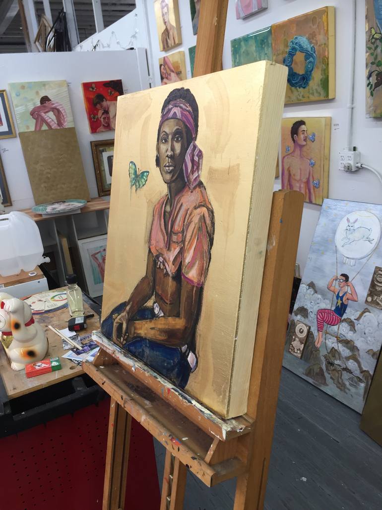 Original Figurative People Painting by Matt Pipes