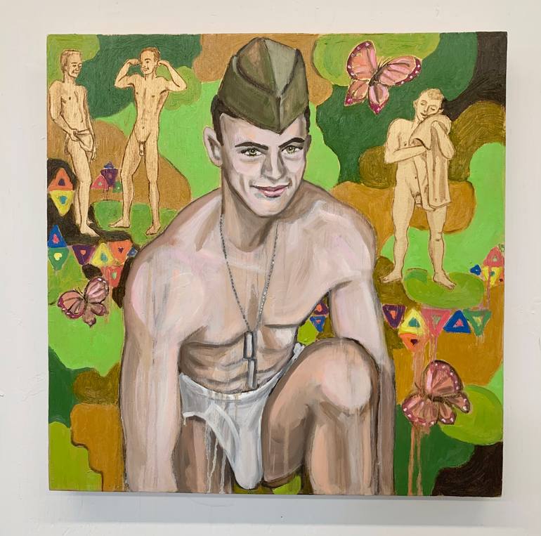 Original Figurative Men Painting by Matt Pipes