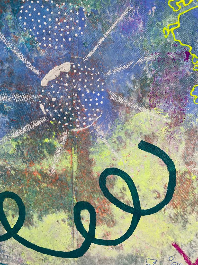 Original Abstract Expressionism Abstract Painting by Jessica Fernandez