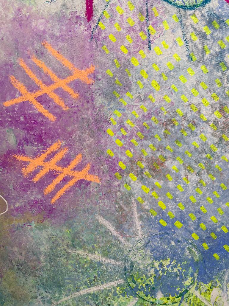 Original Abstract Expressionism Abstract Painting by Jessica Fernandez