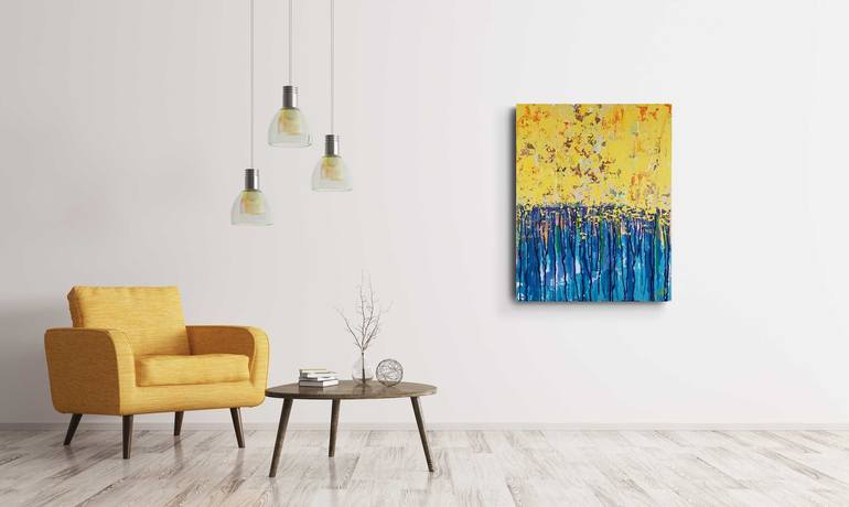 Original Abstract Expressionism Abstract Painting by Jessica Fernandez