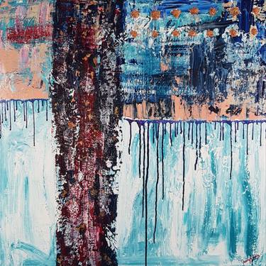Original Modern Abstract Paintings by Jessica Fernandez