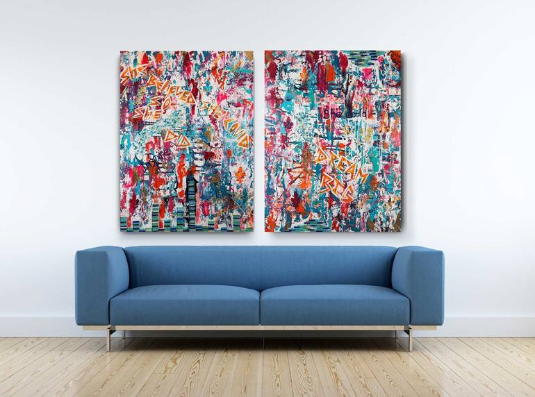 Original Abstract Painting by Jessica Fernandez