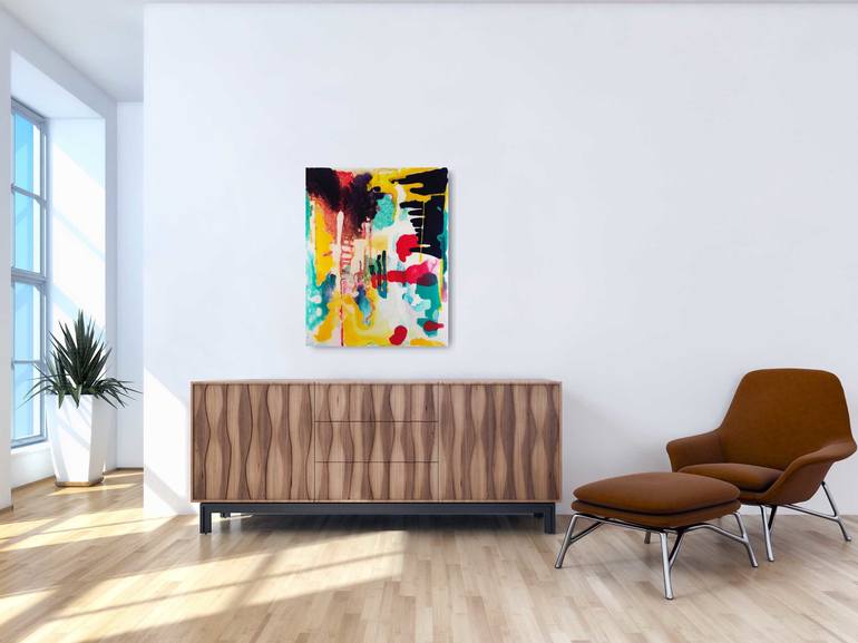 Original Abstract Painting by Jessica Fernandez