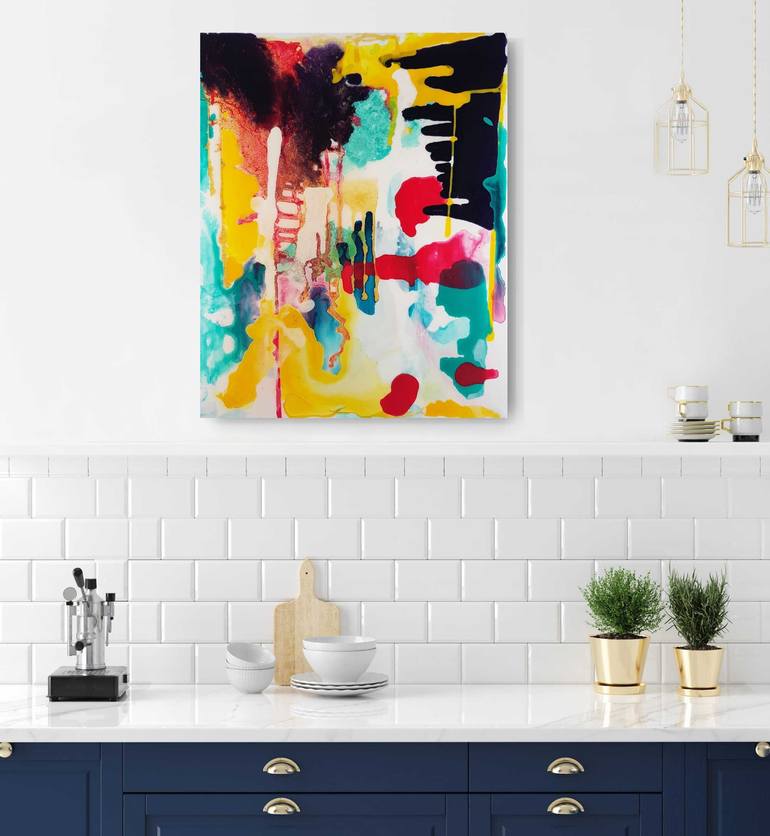 Original Abstract Painting by Jessica Fernandez