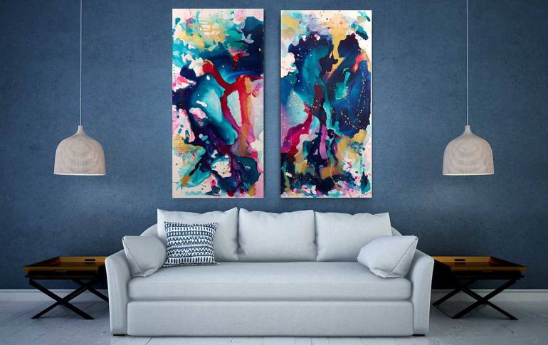 Original Abstract Painting by Jessica Fernandez